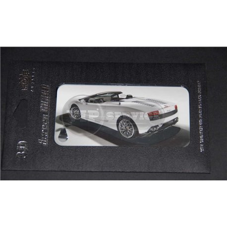 iPhone 4/4S виниловая наклейка 3D "Lamborghini", белая
