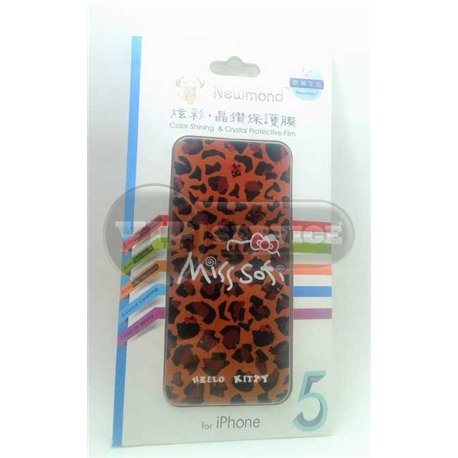 iPhone 5/5S виниловая наклейка Newmond "Miss Sofi Hello Kitty "