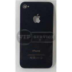 задняя крышка iPhone 4 светящееся яблоко черная