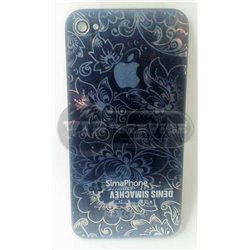 задняя крышка iPhone 4S Denis Simachev SimaPhone синяя