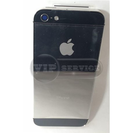 iPhone 5 задняя крышка, металлика с черными вставками