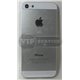 iPhone 5 задняя крышка,серебристый, белые вставки сверху и снизу