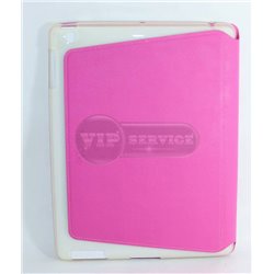 чехол-книжка iPad 2/3/4 The core силиконовая основа розовый экокожа