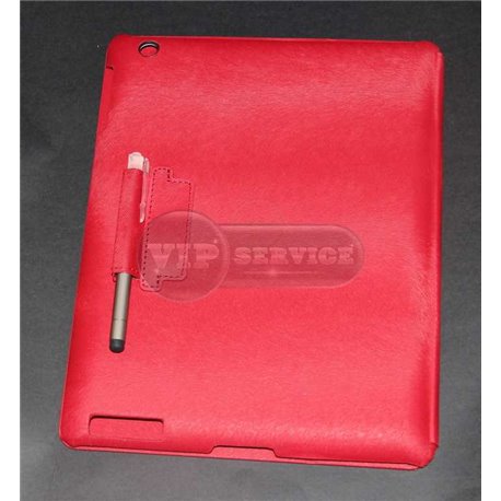 iPad 2/3/4 чехол-книжка iCoat OZAKI, кожаный, красный