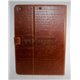 iPad Air чехол-книжка Zenus, кожаный, на магнитной заклепке, коричневый 
