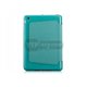 iPad mini 1/2/3 чехол-книжка Momax, синтетическая экокожа, складная крышка, силиконовый держатель, бирюзовый