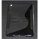 iPad mini 1/2/3 чехол-накладка, силиконовый волна, черный