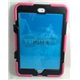 iPad mini 4 чехол-противоударный, пластик+силикон, розовый