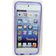 iPod touch 5 чехол-накладка силиконовый волна, фиолетовый
