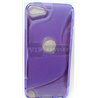 чехол-накладка iPod touch 5 Wave фиолетовый силиконовый