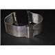 Watch 42mm ремешок Melano loops из нержавеющей стали, мелкая плетенка, серебристый 