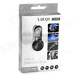 универсальная линза для камеры (клипса) 4+1 LIEQI LQ-008