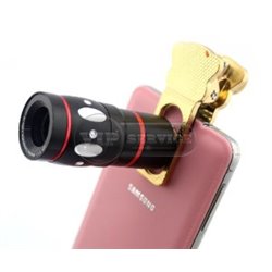 универсальная линза-клипса 4in1 Universal clamp camera lens 