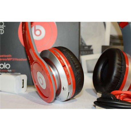 Наушники Beats Bluetooth Solo S450 c микрофоном, копия красные