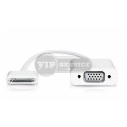 Адаптер iPad разъёма зарядки USB-Apple на разъём VGA (iPad dock connector to VGA Adopter)