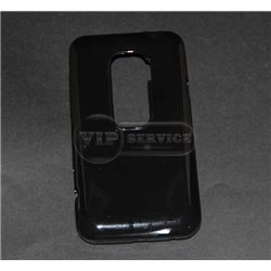 чехол-накладка HTC Evo 3D черный силиконовый
