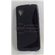 Nexus 5 чехол-накладка, силиконовый волна, черный