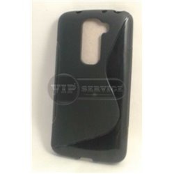 G2 Mini LTE Tegra чехол-накладка, силиконовый волна, черный