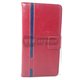 A7 чехол-книжка Luxury Fashion, кожаный, силиконовая основа, красный 