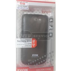 чехол-накладка Samsung Galaxy W i8150 Eyon черный силикон + пластик