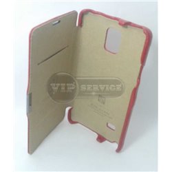 Note 4 чехол-книжка iCarer, кожаный со слотом для пластиковой карты, красный 