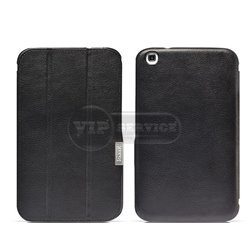 чехол-книжка Samsung Tab 3 8.0'' iCarer черный кожаный