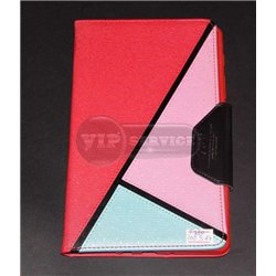 Tab S 8,4'' T700 чехол-книжка, со вставками из ткани, красный